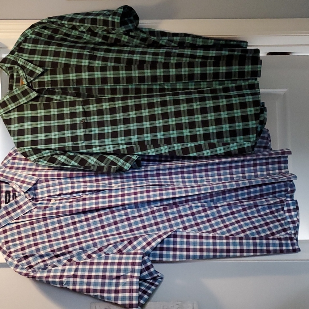 2 button down shirts